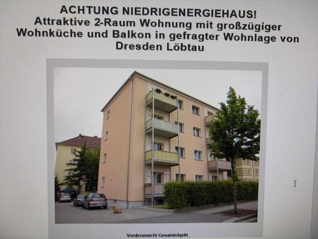 Niedrigenergiehaus attraktive 2 Raum Wohnung in Dresden Löbtau