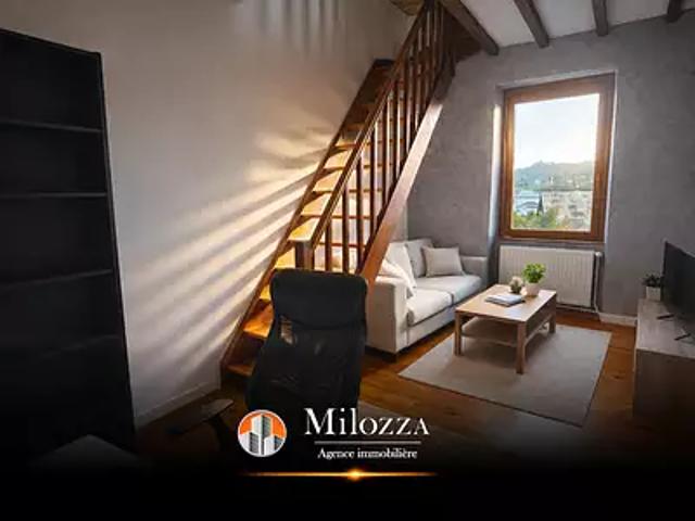 Nivolas Vermelle 38300 Achat / Vente appartement 3 pièces t3 au dernier étage cave