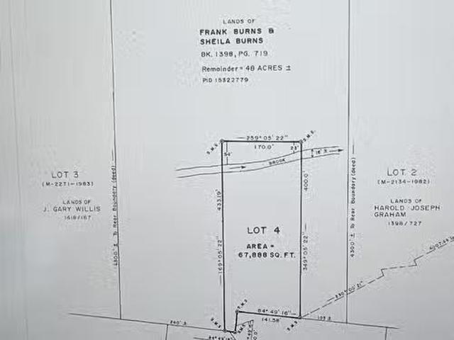 No # Coxheath Road, Blacketts Lake, NS, B1L 1A5 vacant land.