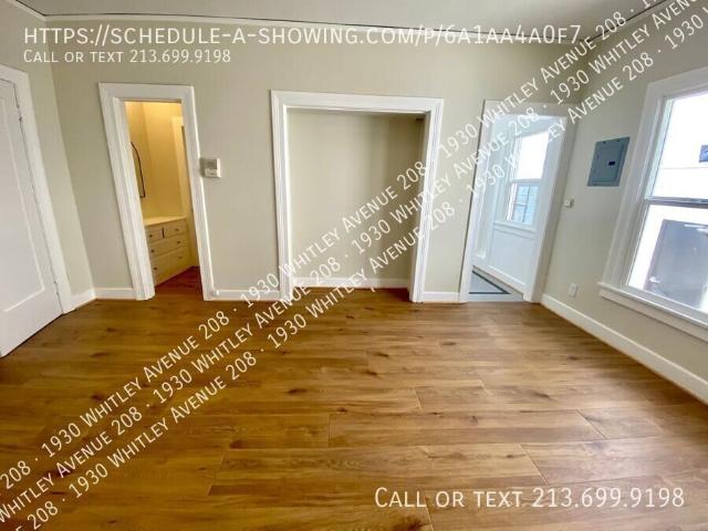 No Security Deposit +ONE MONTH FREE – New Studio in Whitley Heights Adjacent to Hollywood Hills