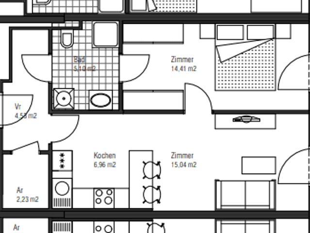 NONNTAL UNINÄHE NEUBAU 1,5 ZIMMERWOHNUNG AB JÄNNER 2027