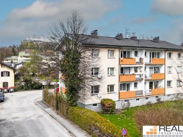 Nonntal 3 Zimmer Wohnung mit Balkon in Ruhelage