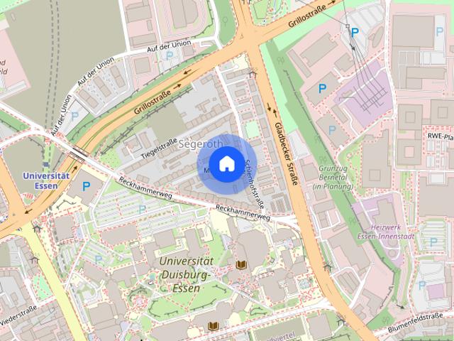 Noch näher zur Uni geht nicht! 1 Raum Appartement in bester Lage