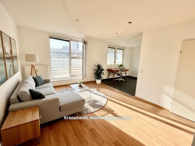 Provisionsfreie 3,5 Zimmer Dg Wohnung mit Grosser Terrasse in der Forsthausgasse!