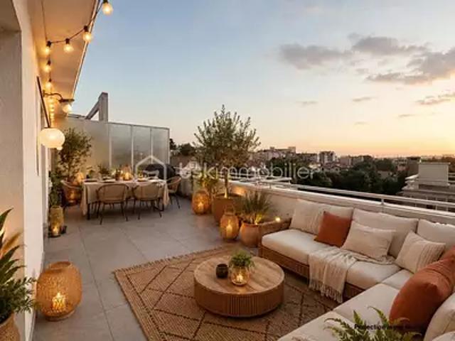Nogent sur Marne 94130 Achat / Vente appartement 3 pièces t3 au dernier étage terrasse