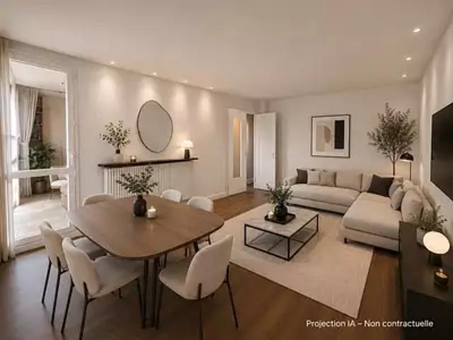 Nogent sur Oise 60180 Achat / Vente appartement 5 pièces t5 au dernier étage cave