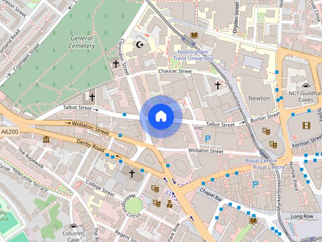 North West, City Centre, NG1
