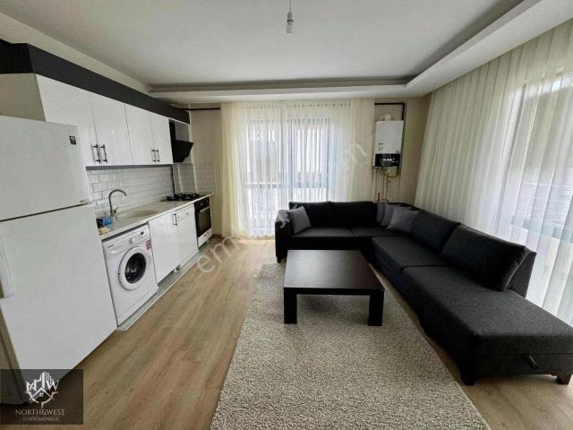 North West Gym'den İncek'te Ara Kat'ta Eşyalı Kiralık 1+1 Daire