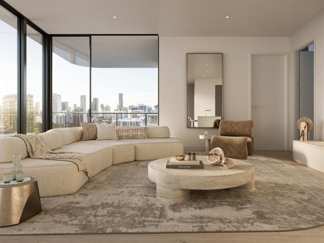 North Facing 3 Bedroom + Multi Purpose Room | Elevated Residence with Stunning Brisbane River and City Skyline Views