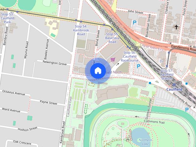 North facing 2 bedroom 2 bathroom apartment with stunning view in Caulfield