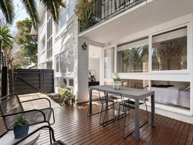 North facing courtyard in Heart of Armadale