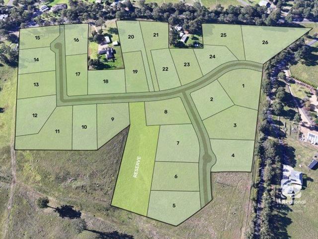 NORTH FACING ACREAGE WITH RESERVE AT REAR