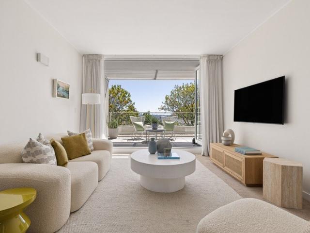 North facing apartment in the architect designed 'Lucca' complex