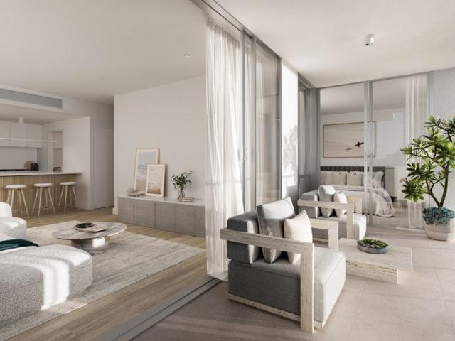 North facing apartment just 350m to the beach