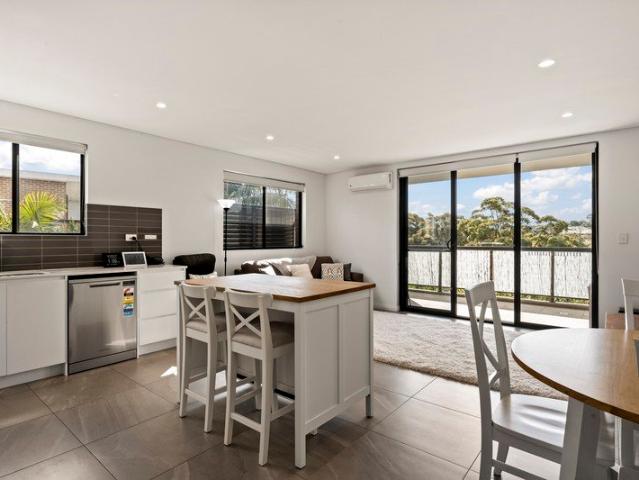 North facing apartment with a private leafy parkside outlook