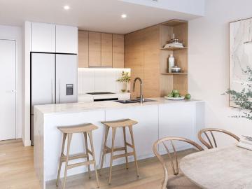 North Facing Ground Floor Living with a Private Landscaped Terrace