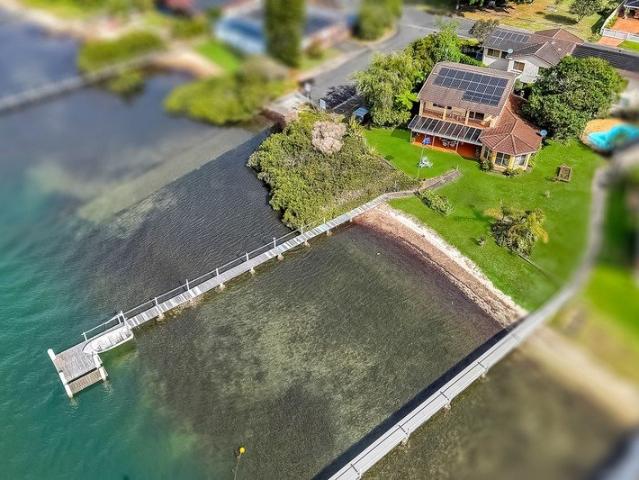 North Facing Deep Waterfront | Private Jetty & Sandy Beach | Renovate or Rebuild