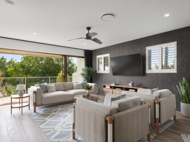 North Facing Four Bedroom Residence in Sought After Leeward Complex