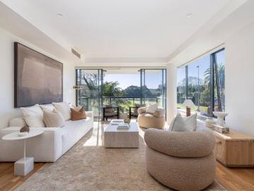 North facing house like residence with multiple outdoor settings