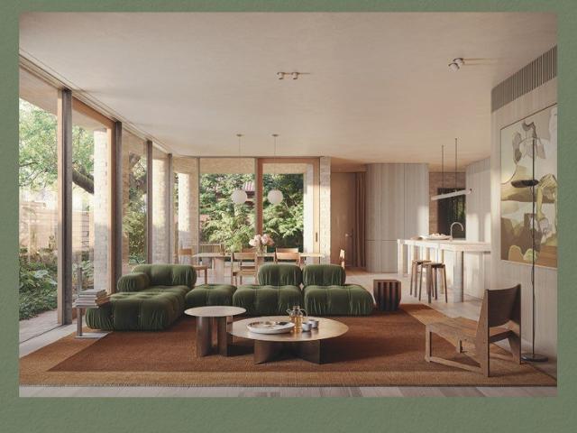 Secure a remarkable Edition Office home, framed by Kew's established greenery