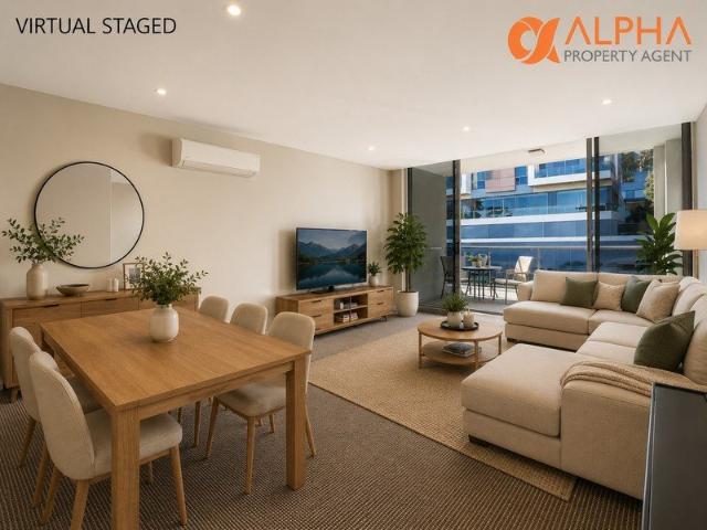 North Facing oversized Apt with large study/3rd Bedroom, double balconies in Prestigious Elysium by Meriton