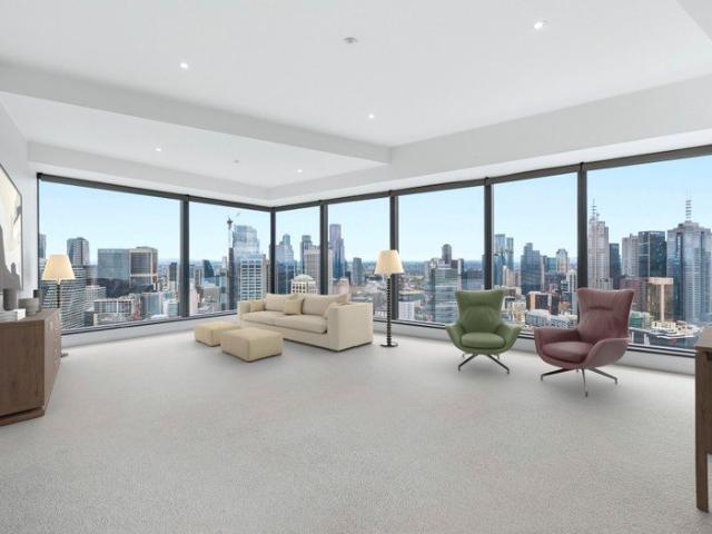 North Facing Living High Above Southbank