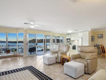 North Facing Waterfront Retreat with Private Jetty