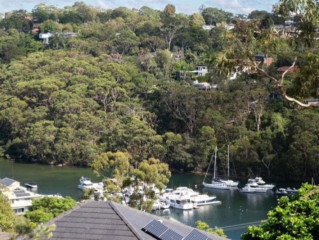 North facing with harbour views across to Castlecrag