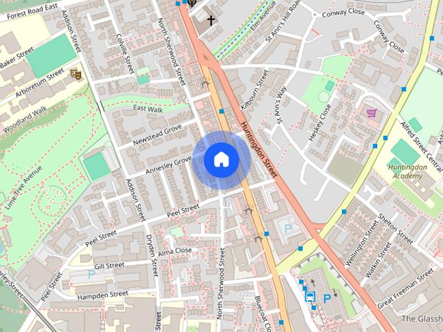 North Sherwood Street, Nottingham, NG1