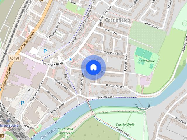 North Street, Castlefields, Shrewsbury, SY1
