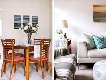 Northerly aspect modern apartment
