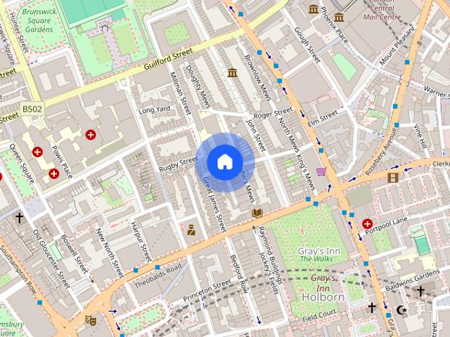 Northington Street, Bloomsbury, London, WC1N