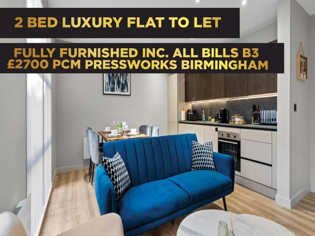 Northwood Street, Birmingham B3 2 bed flat to rent £2,700 pcm £623 pw