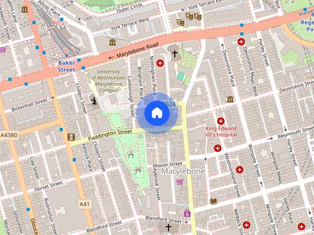 Nottingham Place Marylebone W1U