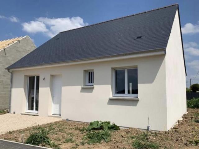 Nouveau Bungalow de 2 Chambres — Prix de Construction Moins. 72m² Saint Lô
