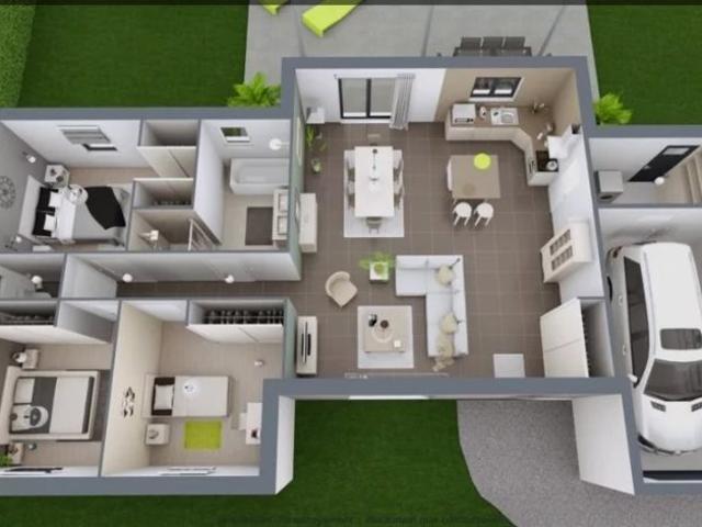NOUVEAU LANCEMENT À VILLEJUST – 3 MAISONS INDIVIDUELLES – JARDIN +200 m² – 3 CHAMBRES – LIVRAISON RAPIDE
