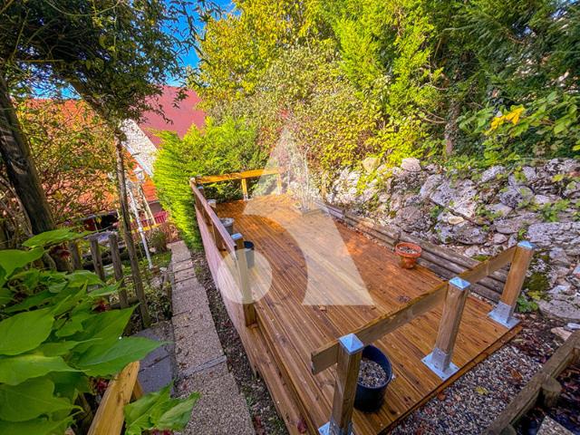 NOUVEAU PRIX Maison 2 chambres + bureau, garage 57 m², jardin Haut Valromey