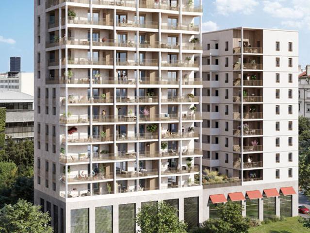 Nouveau programme neuf Côté Parc à Lyon 7 au pied de l’EM LYON