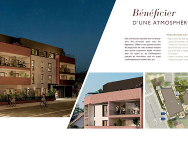 NOUVEAUTE / APPARTEMENT / MORDELLES / 28,74 M² HABITABLES / UNE PLACE DE PARKING
