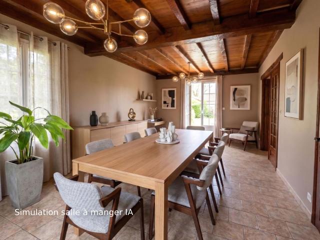 NOUVEAUTÉ ! Saint Pardoux la Rivière: Pavillon de 133 m² sur un parc de 3 609 m²