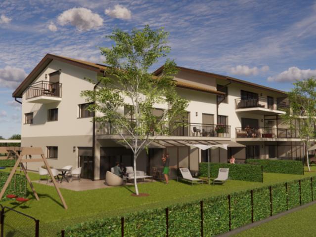 Nouvelle promotion Résidence du Moulin, Bernex Maison villageoise A01 baignée de lumière et de belles surfaces de vie dans un cadre calme et résidentiel en campagne début des travaux fin 2026