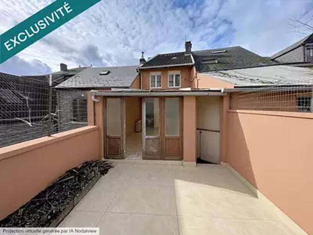 Nouzonville 08700 Achat / Vente maison 6 pièces t6 balcon