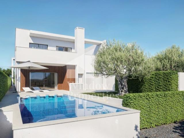 Nova Moradia Contemporânea, com piscina e jardim 247m² Santa Bárbara De Nexe