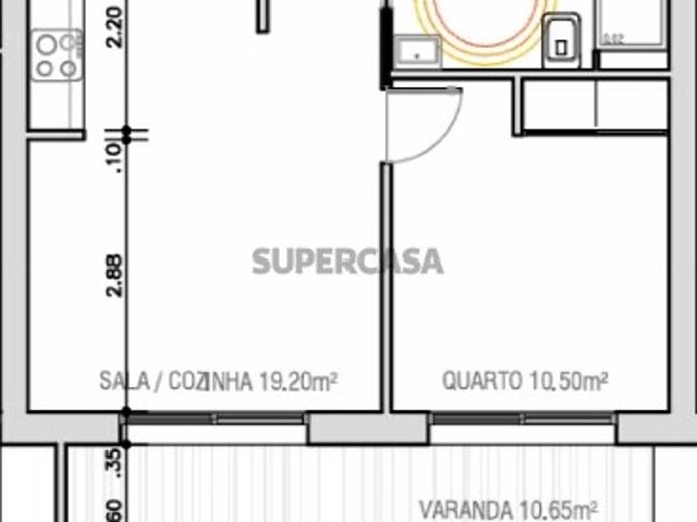 Nova construção Apartamento T1 sito no 2º andar de um edifício Monte Gordo, Algarve