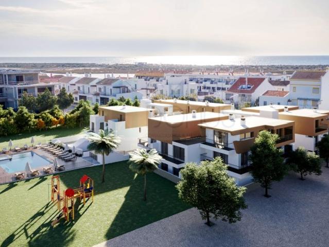 Nova penthouse T2, condomínio com piscina, junto Ria Formosa, em Cabanas de Tavira, Algarve