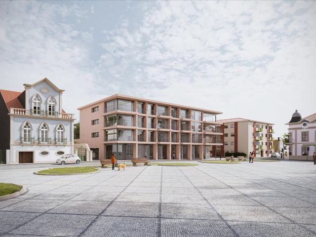 Novo Apartamento T1 no Edifício Coreto – Vistas Jardim, Gara. 67m² Vila Do Conde