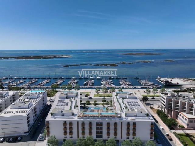 Novo empreendimento exclusivo de luxo, na primeira linha em frente à Marina de Olhão, com vista deslumbrante para a Ria Formosa