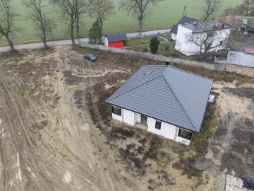 Nowy Dwór: Dom 126,6 m2 w stanie surowym zamkniętym