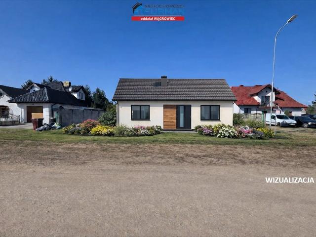 Nowy dom 103 m² z tarasem, gotowy do wykończenia