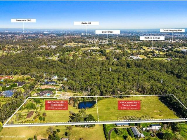 Now Offered as Two Separate Titles 44 & 44A Carters Road, Dural